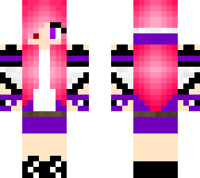 me with pink hair