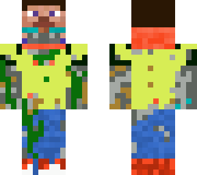 mini steve on made from trash robot