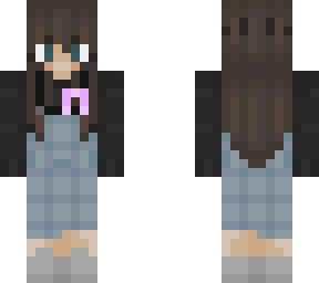 my mc skin! [cancer ribbon]