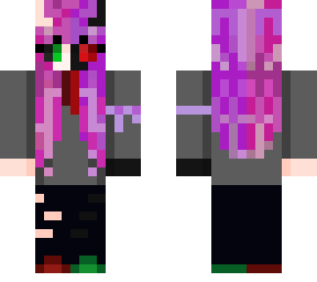 my oc dawns in a suit