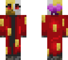 my skin but with purple ribbon (bow)