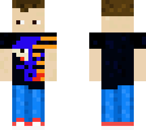 netter man with sonic shirt