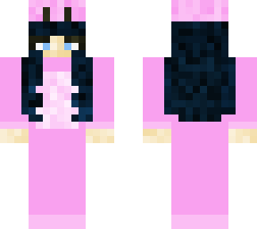 pink axlotl girl