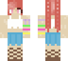 pink beach girl