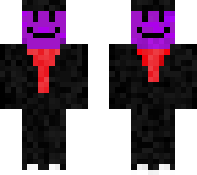 purplewart with a suit