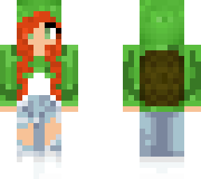 red haired turtle girl