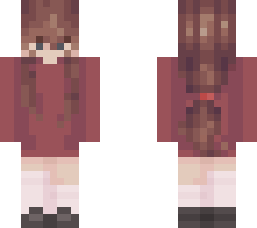 red sweater girl