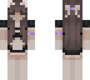 technoblade never dies - maid  outfit