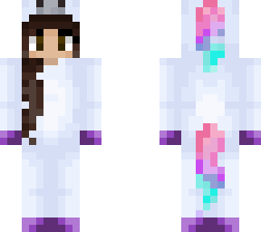 unicorn girl - brown hair