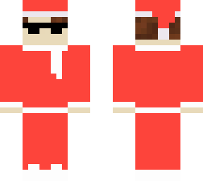 young santa with glasses b)