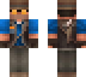 (updated sorry) tf2 blu sniper (blue team fortress 2)