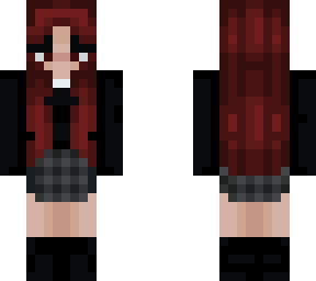 alt egirl red hair