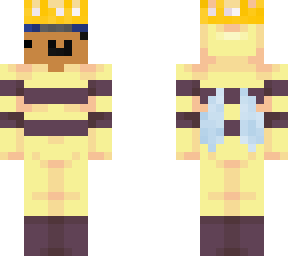 bee with crown