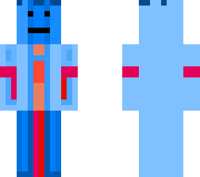 blue and pink robot