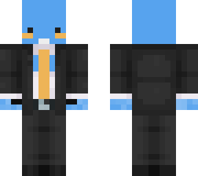 blue business axolotl