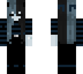 blue demon girl