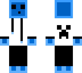 blue slime skin