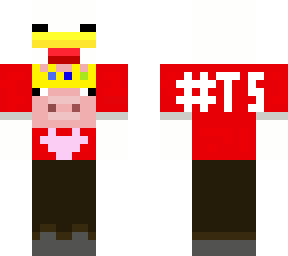 chiken with #ts shirt