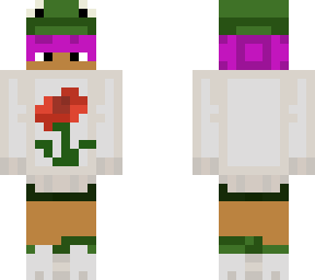 frog boy with a flower