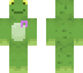 frog with cancer ribbon