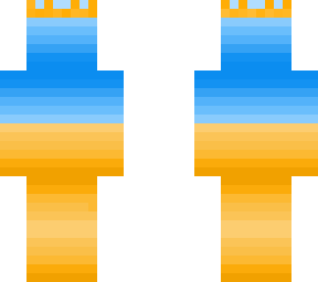 gold and blue fade