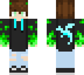 green gamer boy-devil