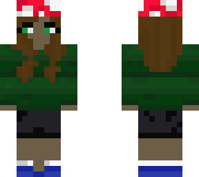 mushroom hat girl :)