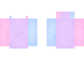 pastel bi color block hoodie base (: