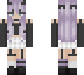 purple hair girl