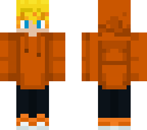 pvp blonde sweat(/orange hoodie )