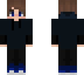 pvp sweat(w/black hoodie and brown hair)