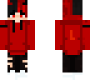 red + black devil boy
