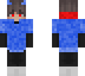 red and blue.