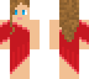 red dress shoulders showing