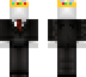 slenderman with crown