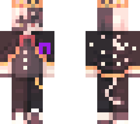 starry ranboo with techno support ribbon kawaii cornz edit