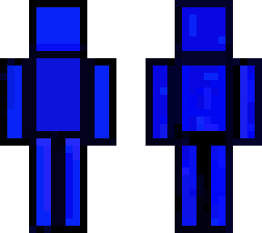 the blue