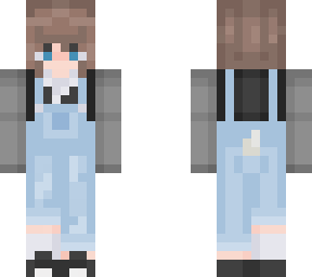 {overalls with colourblock sweater !}