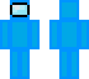 among us blue skin