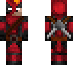 auron deadpool con la cara destapada