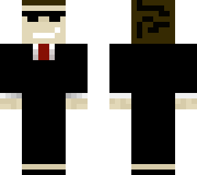 black hitman suit guy
