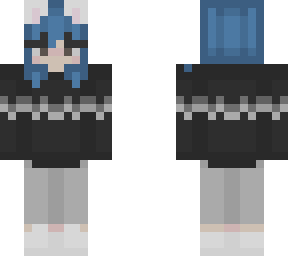 blue haired nihachu
