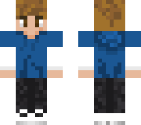 blue hoodie white sleeve