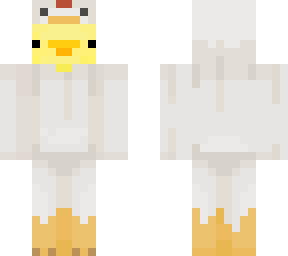 chick in chicken costume