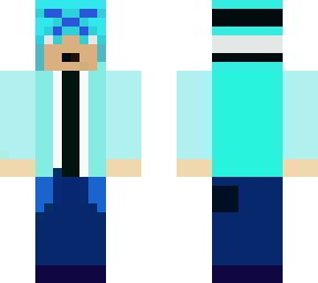 custom character wearing creeper hoodie
