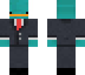 duck in a suit