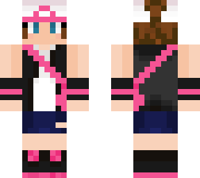 entrenadora pokemon (versin ***** y blanco)
