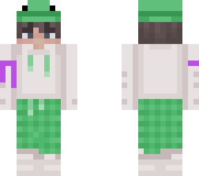 frog hat with ribbon