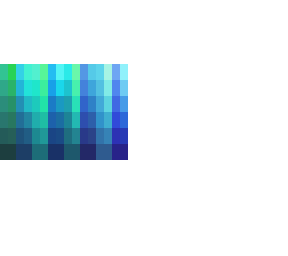 green blue