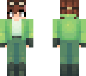 green jacket